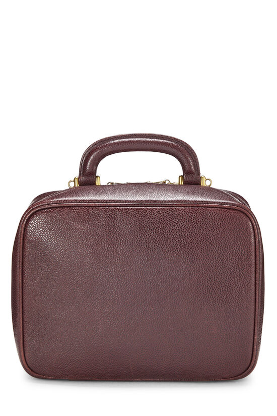 Burgundy Caviar Lunch Box Vanity, , large image number 4