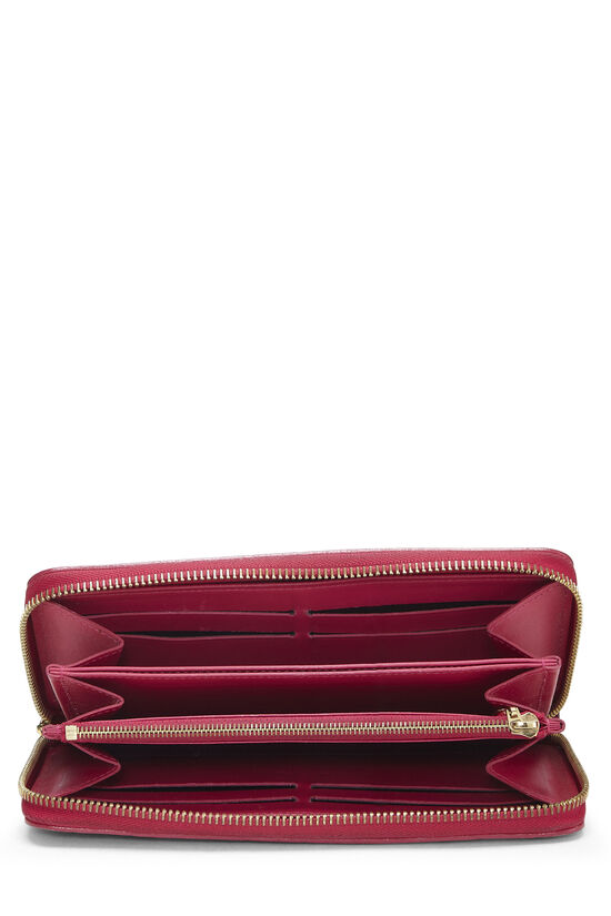 Pink Monogram Vernis Ikat Flower Zippy Continental , , large image number 3