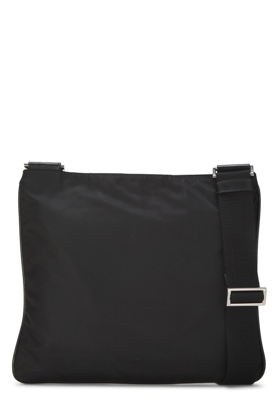 Black Nylon Messenger Bag Large, , large image number 3