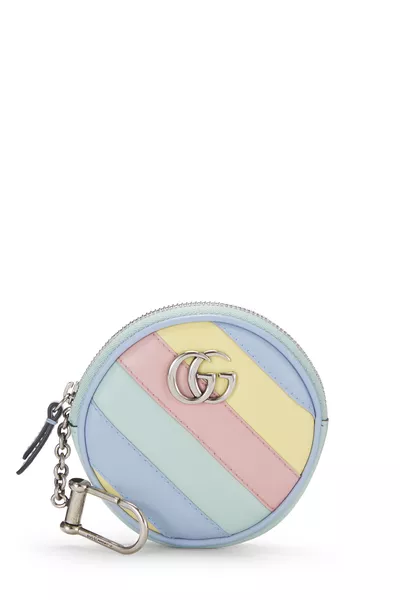 Multicolor Leather GG Marmont Coin Purse