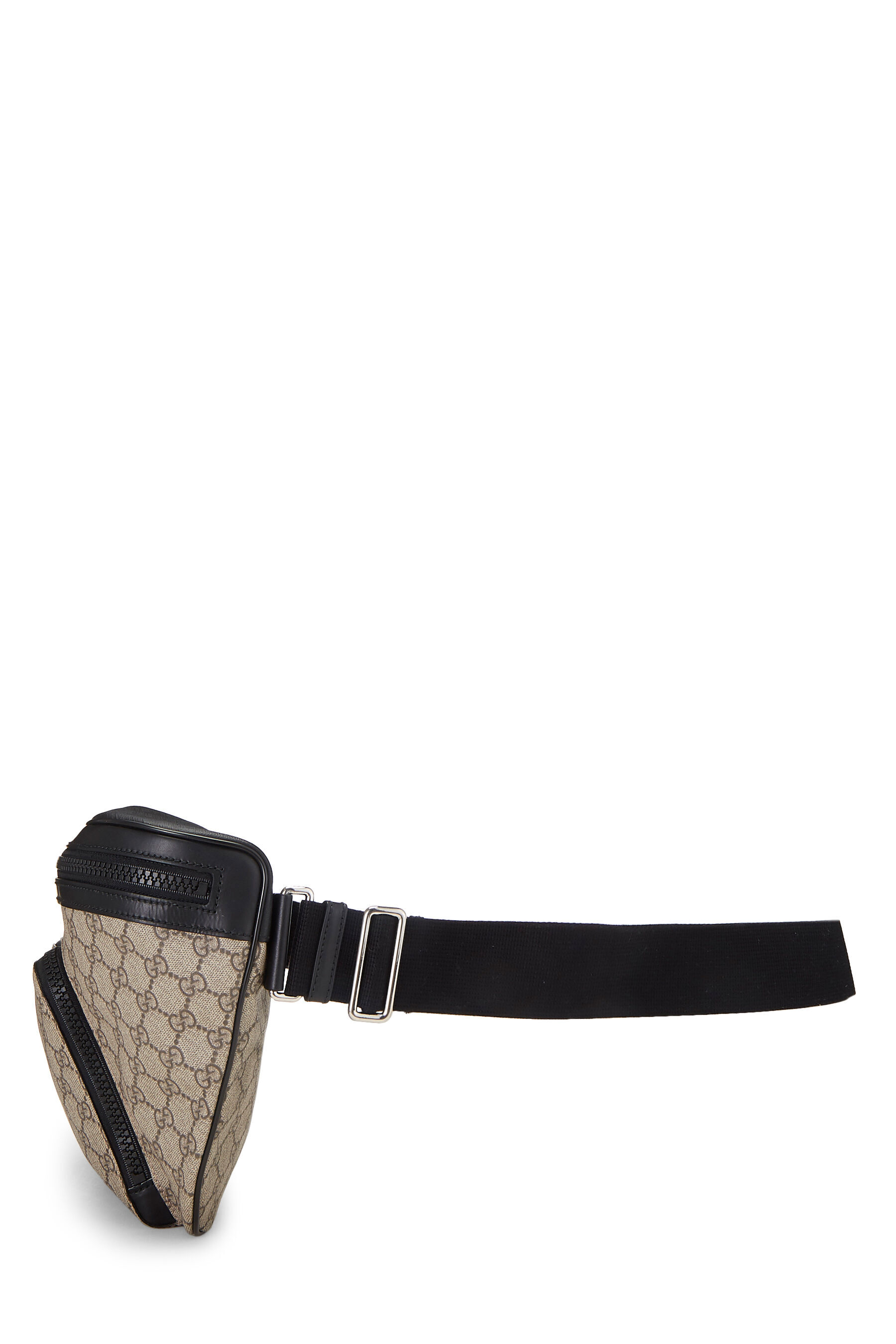 Gucci Black \u0026 Original GG Supreme Canvas Eden Belt Bag XL - MhscfootShops