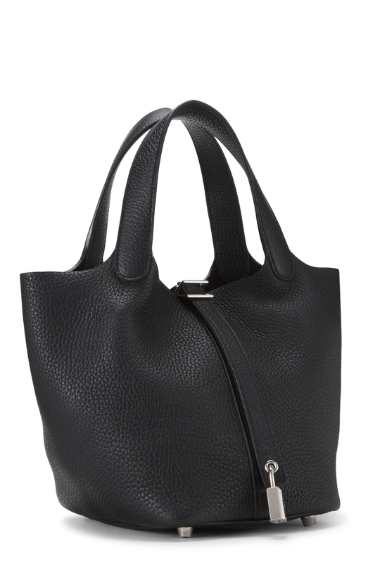 Black Clemence Picotin Lock 18, , large image number 1