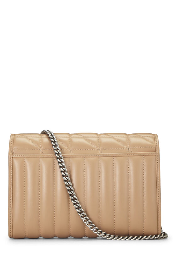 Beige Leather GG Marmont Crossbody Small, , large image number 3