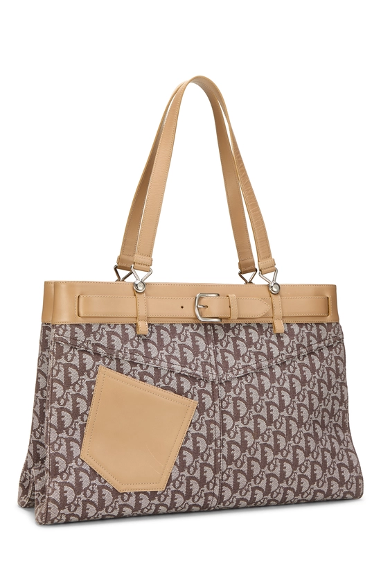 Brown Trotter Canvas Jeans Pocket Tote Large, , large image number 1