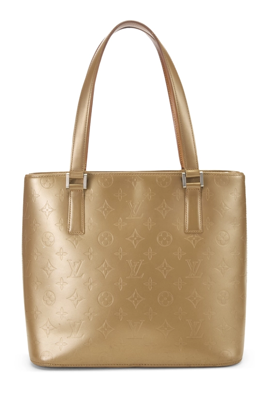 Beige Monogram Vernis Mat Stockton, , large image number 3