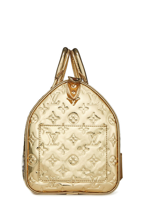 Louis Vuitton Gold Monogram Miroir Lock It Vertical QJB0AI1TDB017
