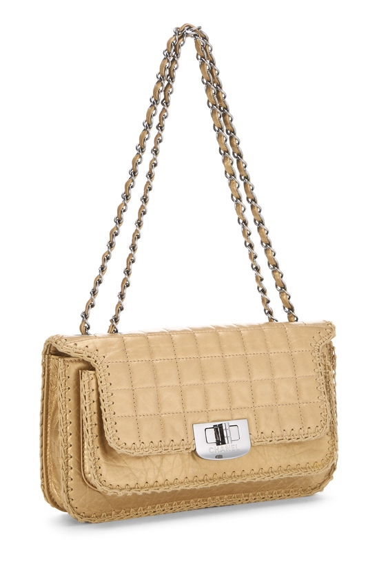 Gold Calfskin Chocolate Bar East/West, , large image number 1