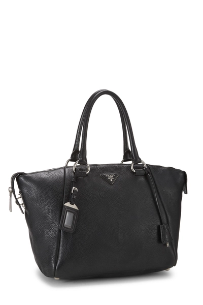 Prada Black Vitello Daino Handbag — photo 2