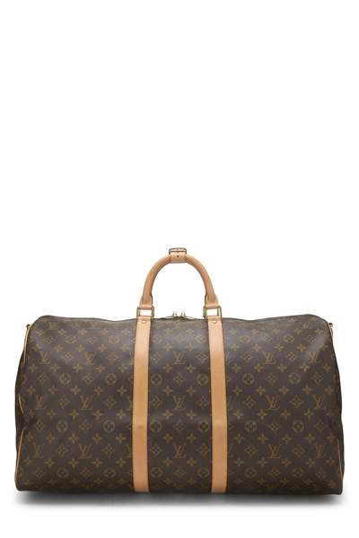 Monogram Canvas Keepall Bandouliere 55