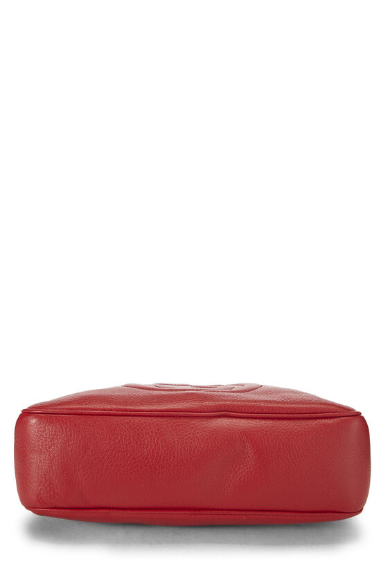 Red Leather Soho Chain Shoulder Bag, , large image number 4