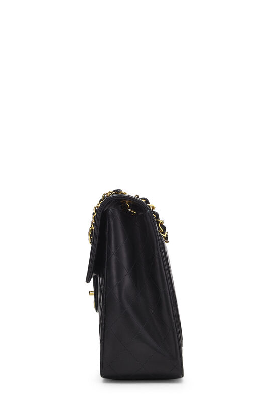 Black Quilted Lambskin Half Flap Maxi , , large image number 2
