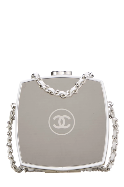White Patent Leather Minaudiere