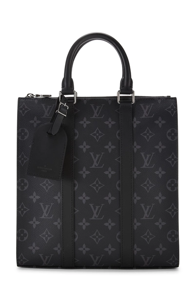 Louis Vuitton Black Monogram Canvas Sac Plat Cross