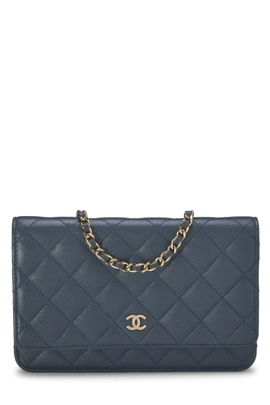 Blue Caviar Classic Quilted Wallet On Chain (WOC), , large image number 0