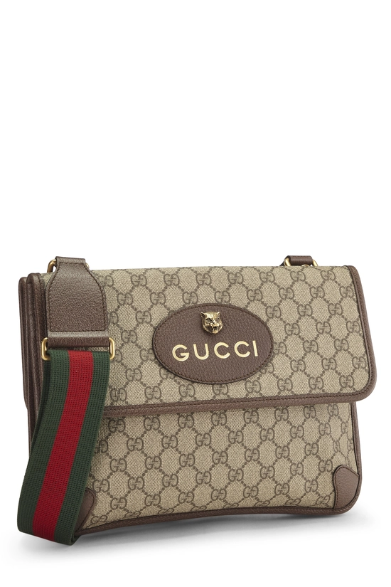 Brown GG Supreme Canvas Neo Vintage Messenger Medium, , large image number 1