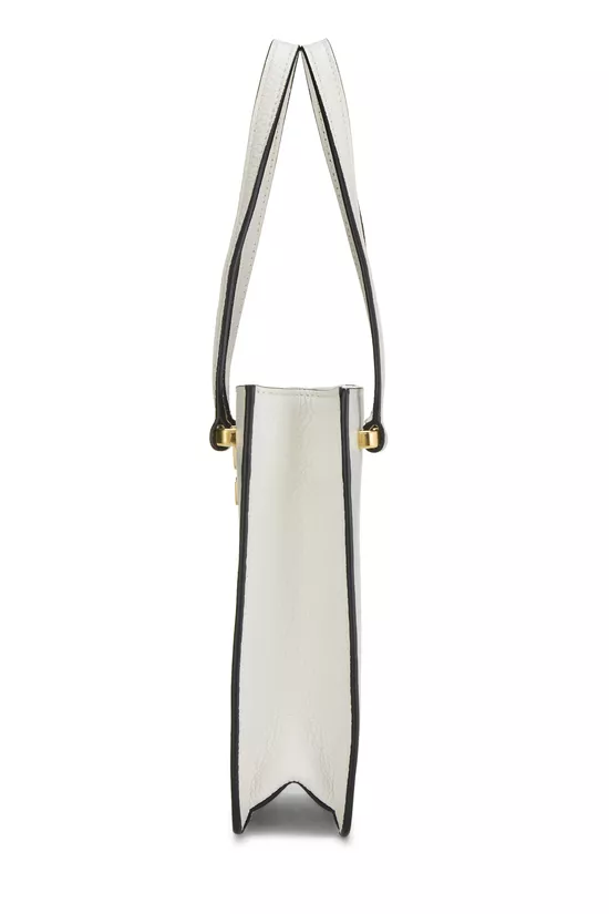 White Calfskin Handbag Small, , large image number 2