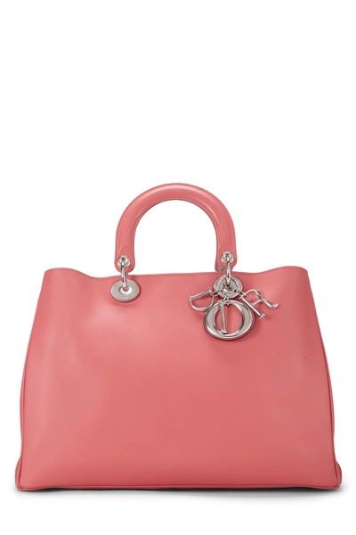 Pink Leather Diorissimo Large