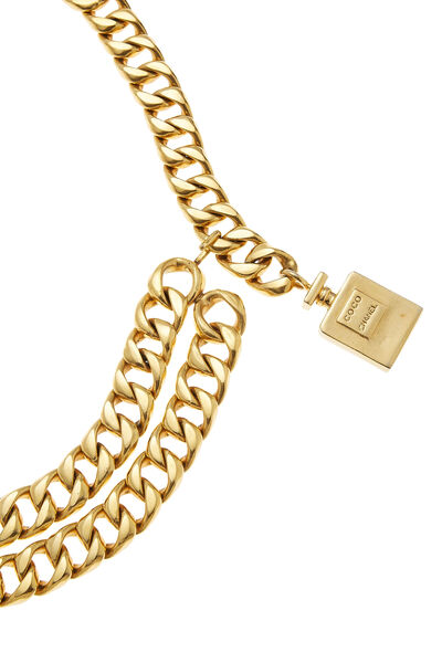 Gold Perfume 2 Chain Belt, , large