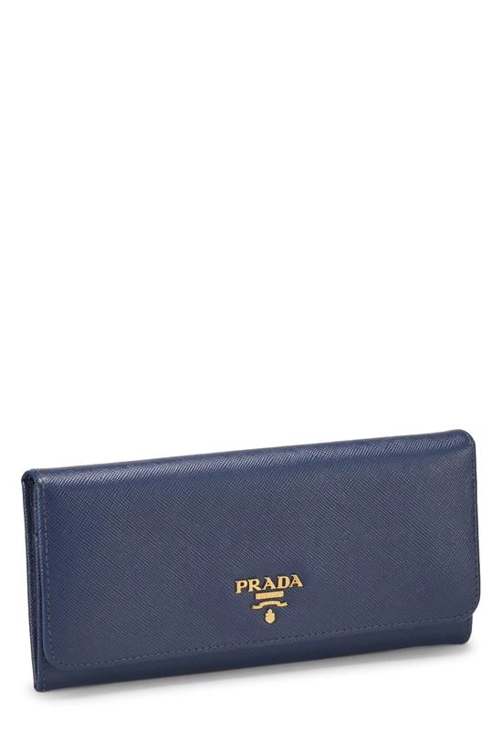 Navy Saffiano Continental Wallet, , large image number 1