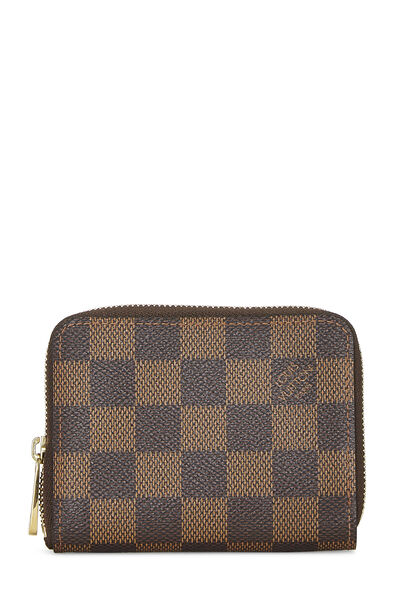 Damier Ebene Zippy Coin Purse
