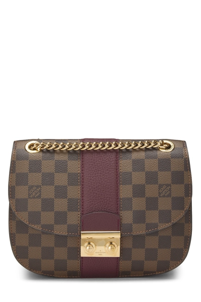 Louis Vuitton Burgundy Damier Ebene Wight — photo 1