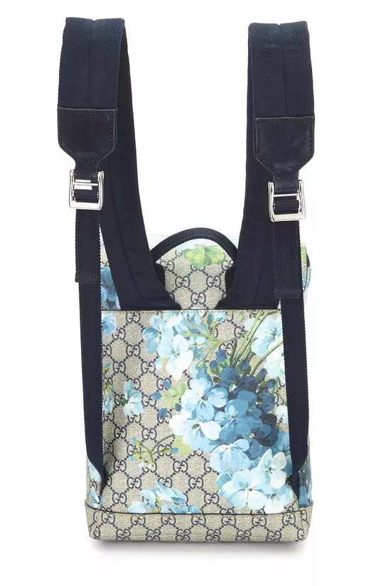 Blue GG Blooms Supreme Canvas Backpack Small, , large image number 3