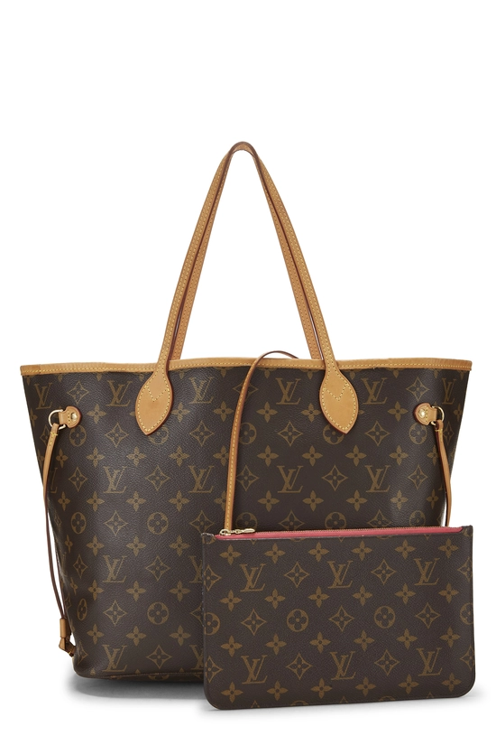 Pink Monogram V Neverfull MM, , large image number 3