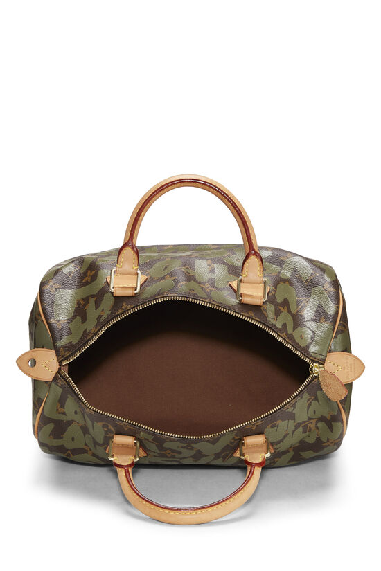 Louis Vuitton Limited Edition Green Graffiti Stephen Sprouse