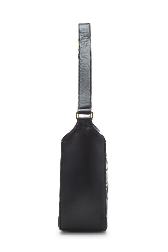 Black Lambskin Chocolate Bar Shoulder Bag, , large image number 2