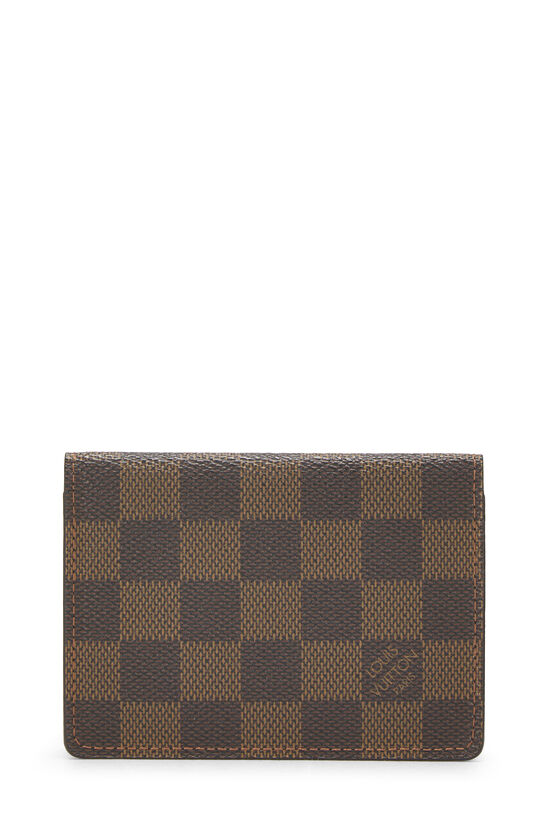 Damier Ebene Porte 2 Cartes Vertical, , large image number 0
