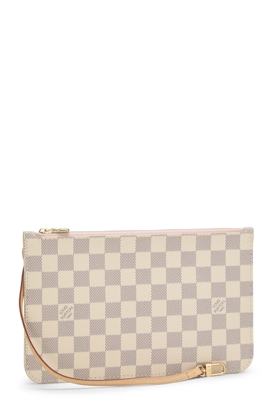 Damier Azur Neverfull Pouch MM NM, , large