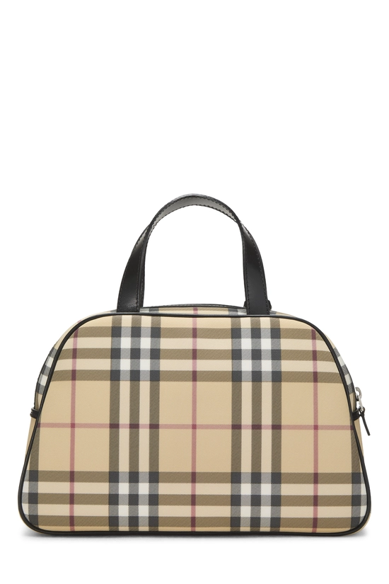 Black Check Bowler Handbag Small, , large image number 3