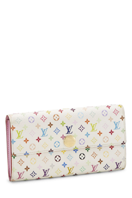 lv wallet colorful