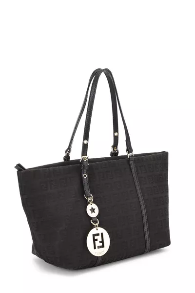 Black Zucchino Canvas Superstar Tote Small, , large