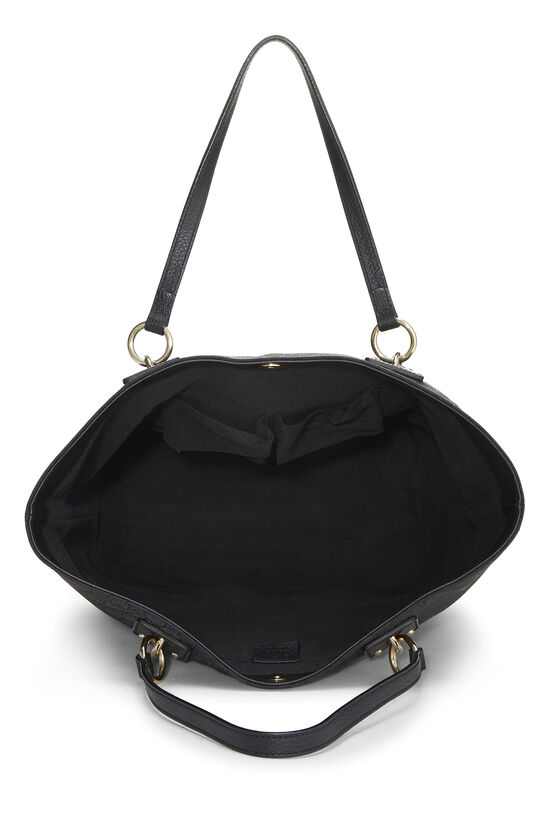 Black Nylon GG Tote Bag, , large image number 5