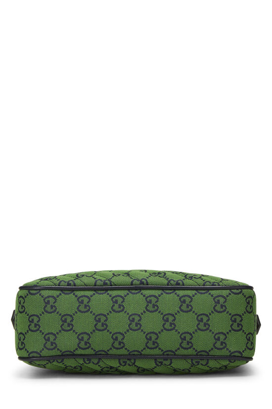 Green Canvas GG Marmont Crossbody Small, , large image number 4