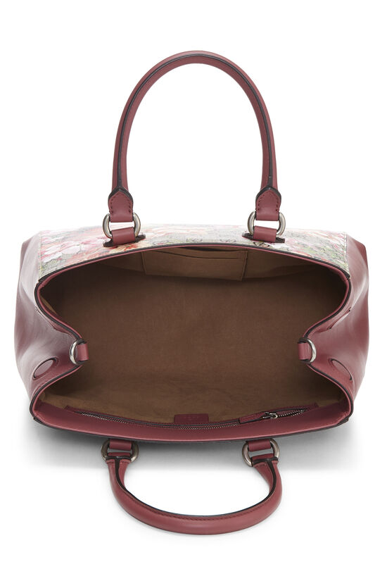 Pink GG Blooms Supreme Canvas Top Handle Handbag Large, , large image number 7