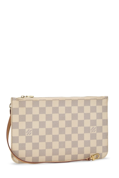 Damier Azur Neverfull Pouch MM NM, , large