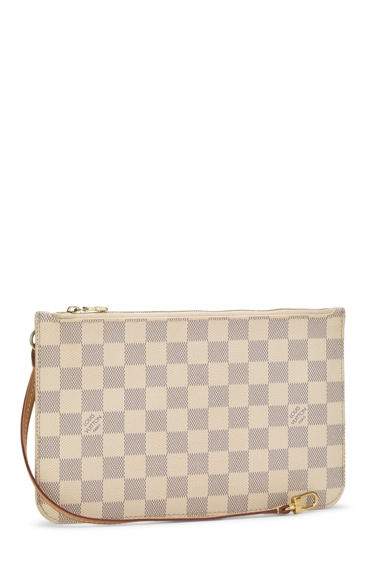 Damier Azur Neverfull Pouch MM NM, , large image number 1