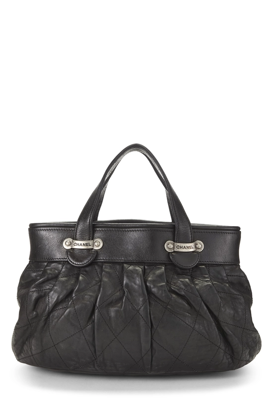 Black Quilted Lambskin Handbag, , large image number 0