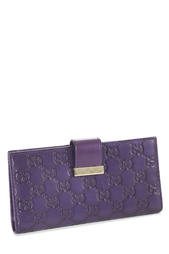 Purple Guccissima Continental Wallet, , large image number 1
