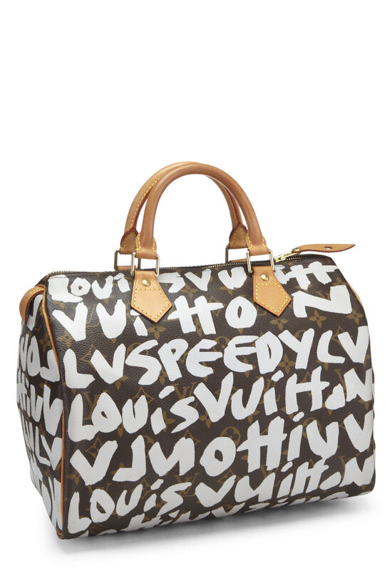 Stephen Sprouse x Louis Vuitton Monogram Grey Graffiti Speedy 30, , large image number 1