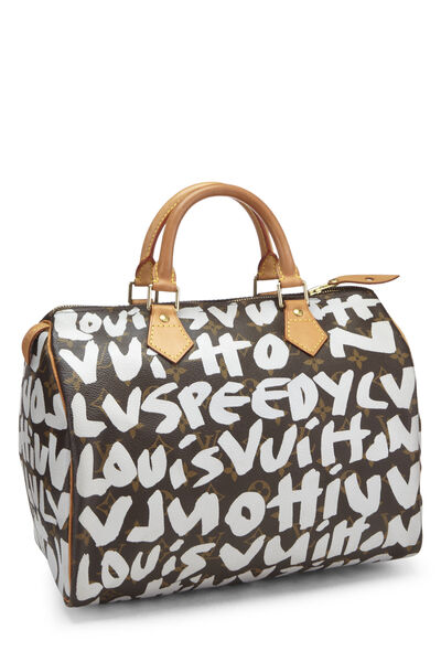 Stephen Sprouse x Louis Vuitton Monogram Grey Graffiti Speedy 30, , large