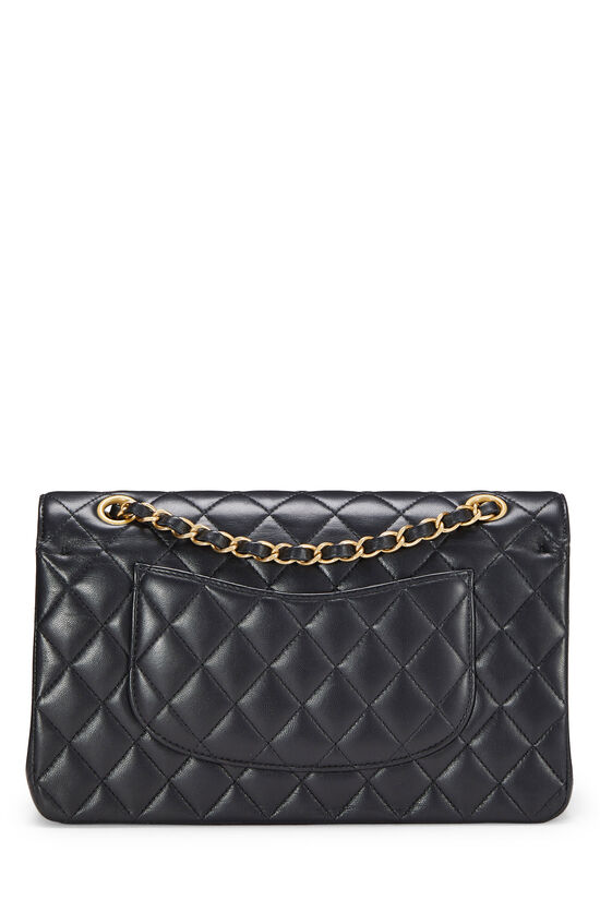 Black Quilted Lambskin Lucky Charm Classic Double Flap Medium, , large image number 3