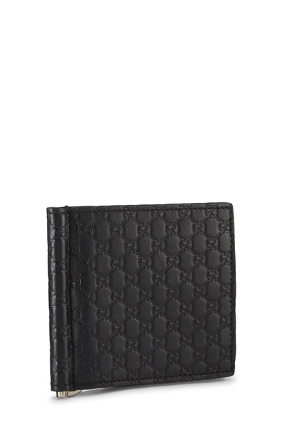Black Microguccissima Bifold Wallet, , large