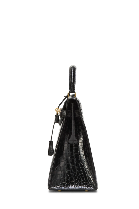 Black Crocodile Porosus Kelly Sellier 32, , large image number 2