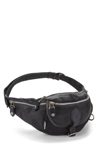 Black Nylon Snat Pack Waist Bag Mini, , large