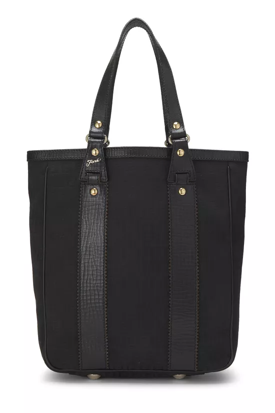 Black Zucchino Canvas Tote Medium, , large image number 0