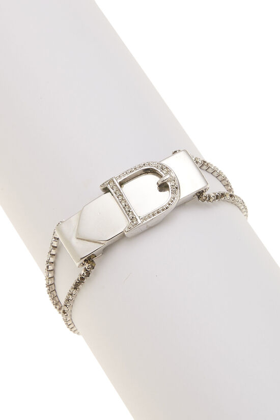 Silver Crystal Bracelet, , large image number 0