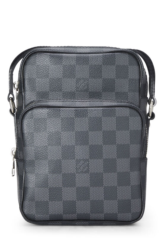 Louis Vuitton Black Damier Graphite Canvas Rem Messenger Bag Louis